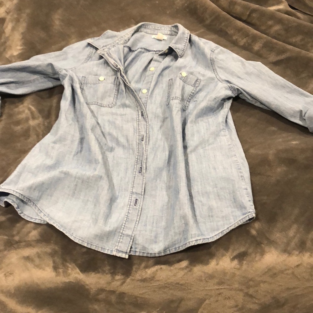 Chambray old navy button down